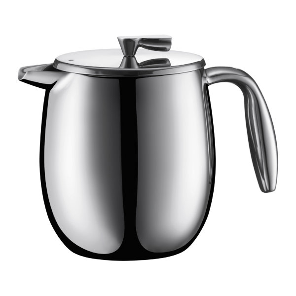 Bodum Columbia 4Cup Stainless Steel Double Wall French Press Coffee